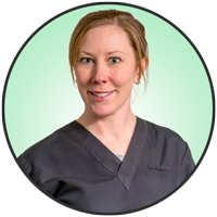 Amy Weir is an animal health technologist with the friendly staff at McLeod Vet Hospital.